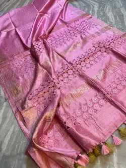 Pure Ghicha Tussar Silk Sarees
